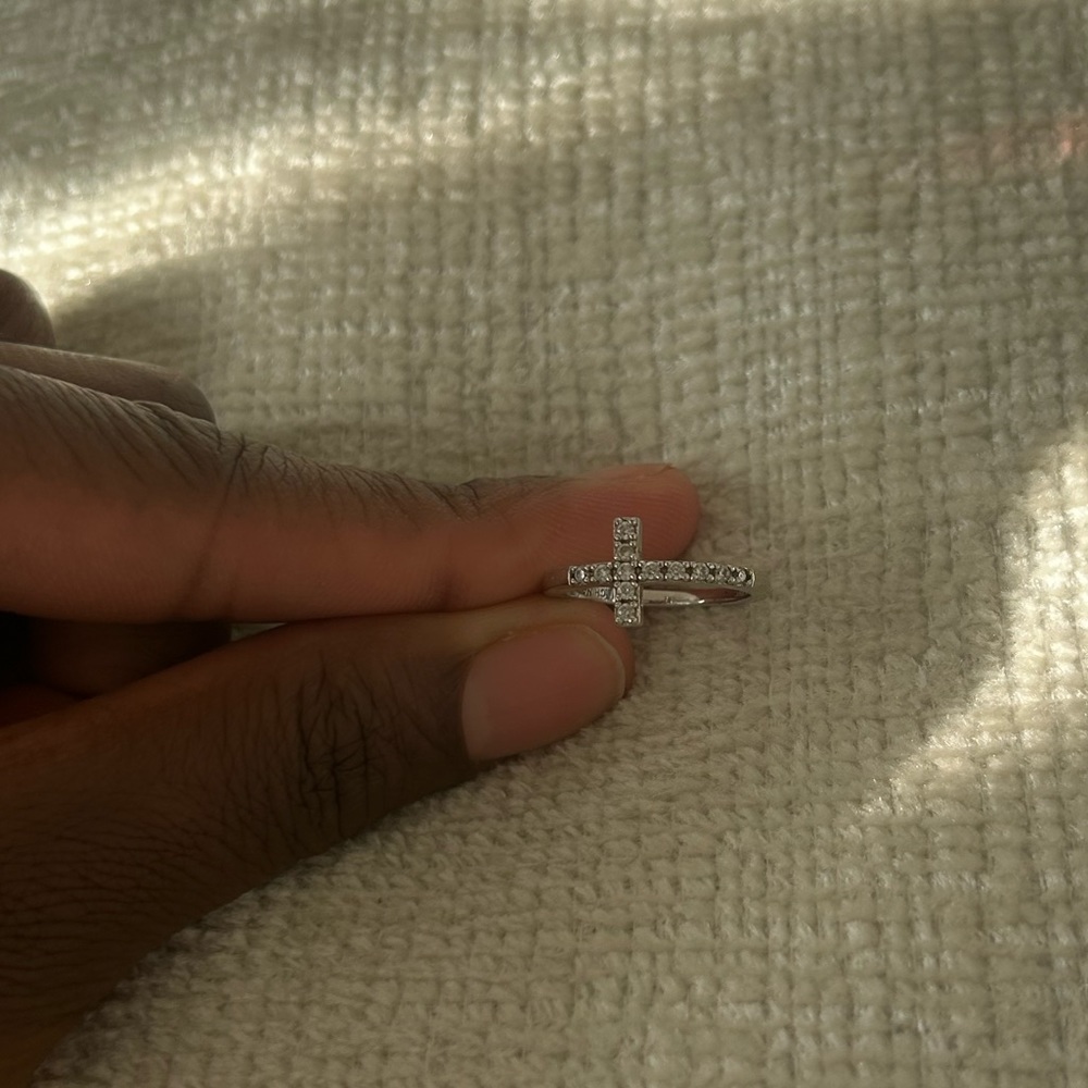 Sterling Silver Cross Ring